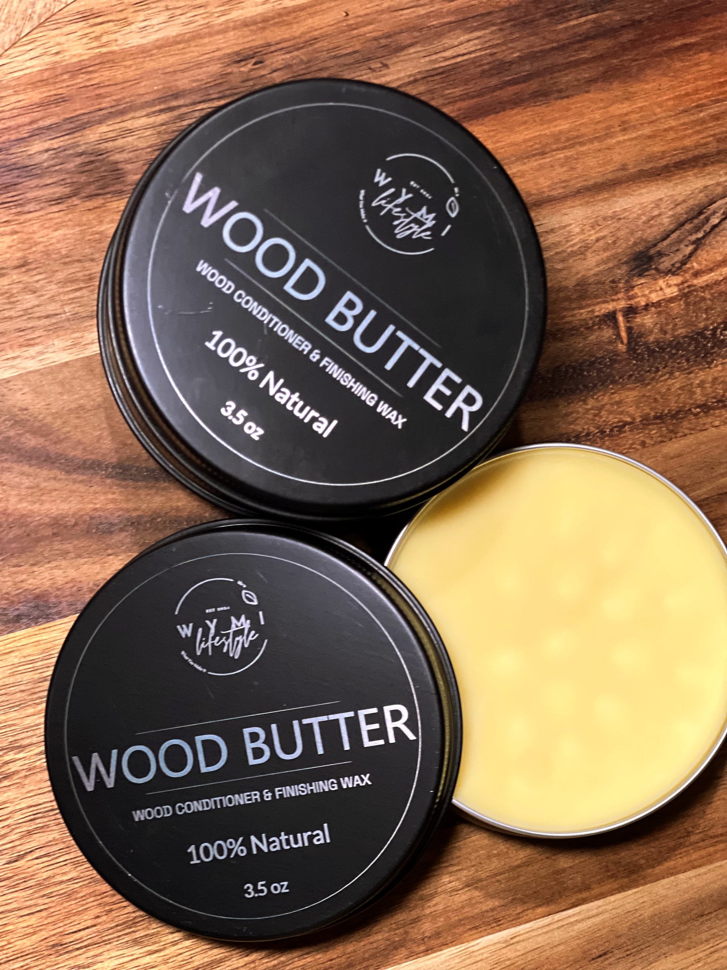 3.5 oz Wood Butter - All Natural Wood Conditioner & Finishing Wax